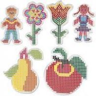 Nabbi - Onderplaten Set Medium Strijkkralen 6 stuks - #595436