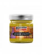 Pentart Glasverf Solvent Basis 30 ml Geel - Polymeerklei / Boetseerklei - #594521