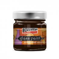Pentart Glasverf Solvent Basis Bruin - Polymeerklei / Boetseerklei - #594528