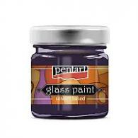 Pentart Glasverf Solvent Basis Paars 30 ml - Polymeerklei / Boetseerklei - #594527