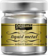 Pentart Liquid Metal Solvent Zilver 30ml - #594235