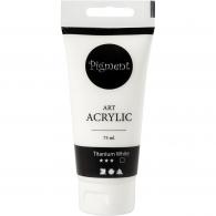 Pigment Art Acrylverf Titanium Wit 75 ml - #597534