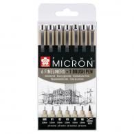 Sakura Pigma Fineliners Set 7 Stuks - #591602