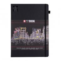 Sakura Schetsboek A4 140gr 80 vel Zwart - #591964