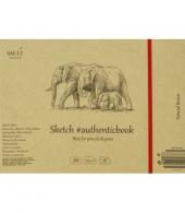 SMLT Album Schetsen 24,5x17,6 cm  135gr 28 vel Bruin - #598031