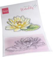Stamps &amp; die set, Tiny’s Flowers – Water lily - #555188