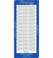 Starform Outline Sticker, Zilver, 555 - #551093