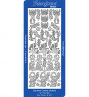 Starform Outline Sticker, Zilver, 883 - #551153