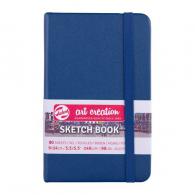 Talens Art Creation - TAC Schetsboek 9x14 cm 140 gr 80 vel Marine Blauw - #598111