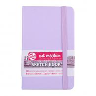 Talens Art Creation - TAC Schetsboek 9x14 cm 140 gr 80 vel Pastel Violet - #597201