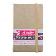 Talens Art Creation - TAC Schetsboek 9x14 cm 140gr 80 vel Witgoud - #597357