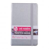 Talens Art Creation - TAC Schetsboek 9x14 cm 140gr 80 vel Zilver - #597634