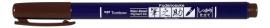Tombow Fudenosuke Hard Tip Brush Pen Bruin - #593679