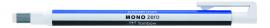 Tombow Mono Zero Gum Vierkant Wit Blauw Zwart - #593205