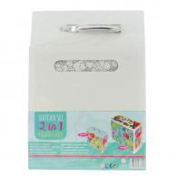 Wins Holland - Wins Kleur je eigen 2-in-1 koffer Bloemen - #598757