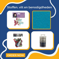 Stoffen, vilt en benodigdheden